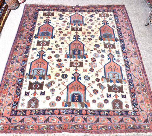 OLD PERSIAN AFSHAR TRIBAL RUG - ADDITIONAL PHOTO 4