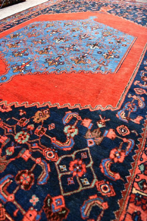 ANTIQUE PERSIAN BIJAR RUG - ADDITIONAL PHOTO 3