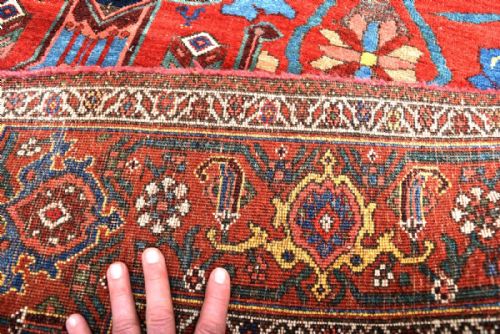 ANTIQUE PERSIAN BIJAR VILLAGE RUG - ADDITIONAL PHOTO 3