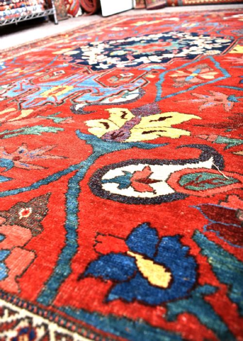 ANTIQUE PERSIAN BIJAR VILLAGE RUG - ADDITIONAL PHOTO 5