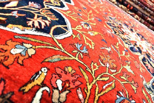 ANTIQUE PERSIAN BIJAR RUG - ADDITIONAL PHOTO 5