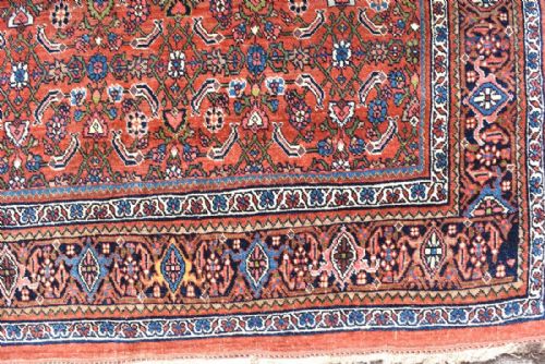 ANTIQUE PERSIAN BIJAR RUG - ADDITIONAL PHOTO 1