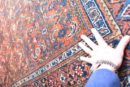 ANTIQUE PERSIAN BIJAR RUG - ADDITIONAL PHOTO 2
