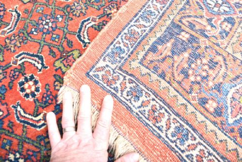 ANTIQUE PERSIAN BIJAR RUG - ADDITIONAL PHOTO 3
