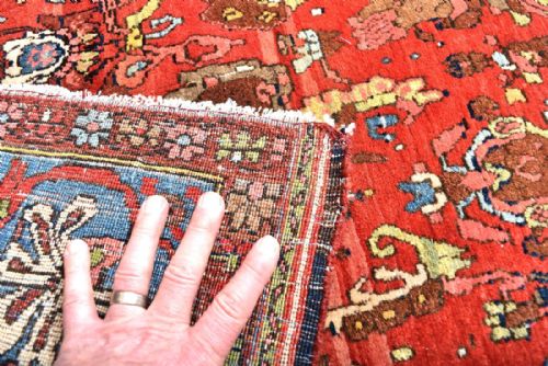 ANTIQUE PERSIAN BIJAR RUG - ADDITIONAL PHOTO 1
