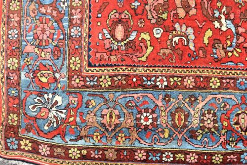 ANTIQUE PERSIAN BIJAR RUG - ADDITIONAL PHOTO 2