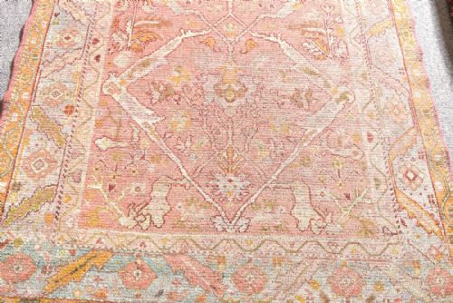 ANTIQUE TURKISH USHAK BORLU RUG - ADDITIONAL PHOTO 1