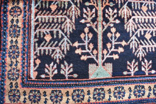 OLD PERSIAN HAMADAN TREE DESIGN VILLAGE RUG - ADDITIONAL PHOTO 2