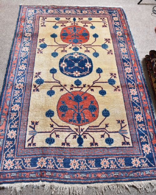 old khotan rug - CATEGORY: ANTIQUE RUGS - DATED 1920