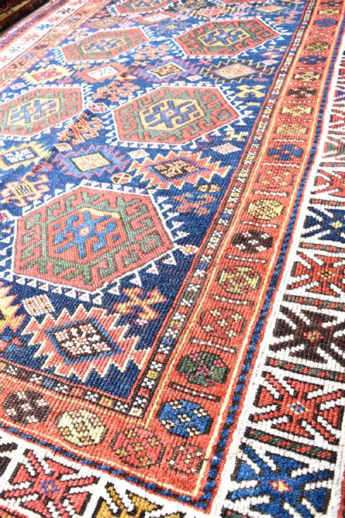 ANTIQUE PERSIAN SINJABI KURDISH TRIBAL RUG - ADDITIONAL PHOTO 2