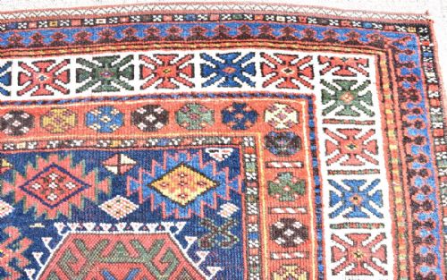 ANTIQUE PERSIAN SINJABI KURDISH TRIBAL RUG - ADDITIONAL PHOTO 3