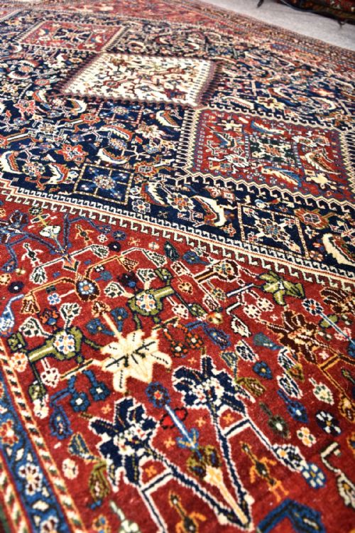 ANTIQUE PERSIAN QASGAI RUG - ADDITIONAL PHOTO 1