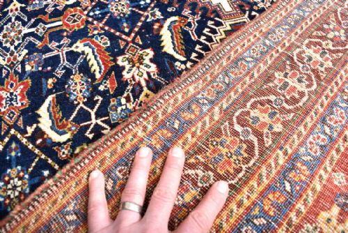 ANTIQUE PERSIAN QASGAI RUG - ADDITIONAL PHOTO 2
