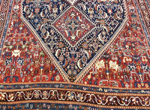 ANTIQUE PERSIAN QASGAI RUG - ADDITIONAL PHOTO 3
