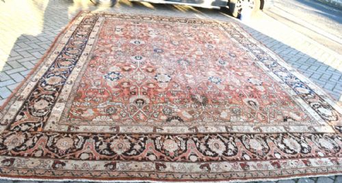 antique persian tabriz carpet - CATEGORY: ANTIQUE RUGS - DATED 1900