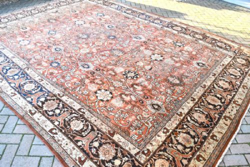 ANTIQUE PERSIAN TABRIZ CARPET - ADDITIONAL PHOTO 3