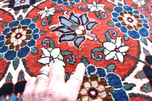 OLD PERSIAN VERAMIN RUG - ADDITIONAL PHOTO 2