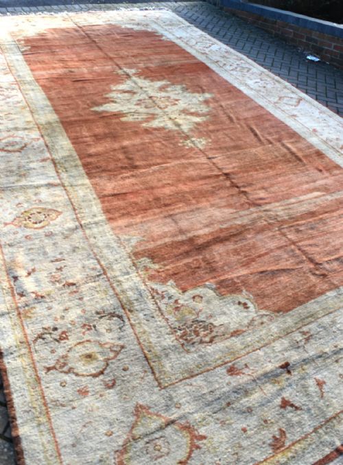 ANTIQUE PERSIAN ZIEGLAR KELLEH CARPET - ADDITIONAL PHOTO 2