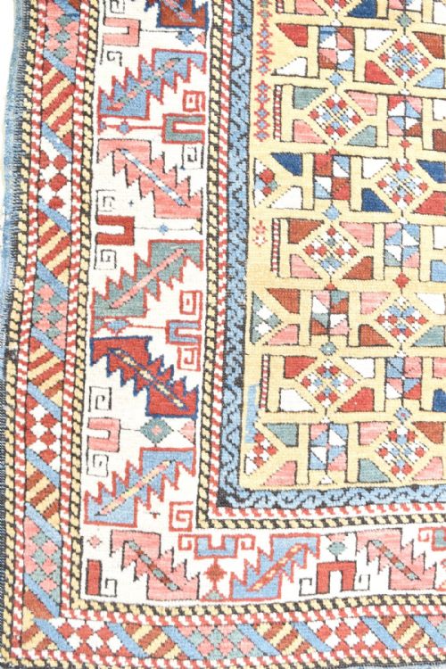ANTIQUE CAUCASIAN KUBA RUG - ADDITIONAL PHOTO 1