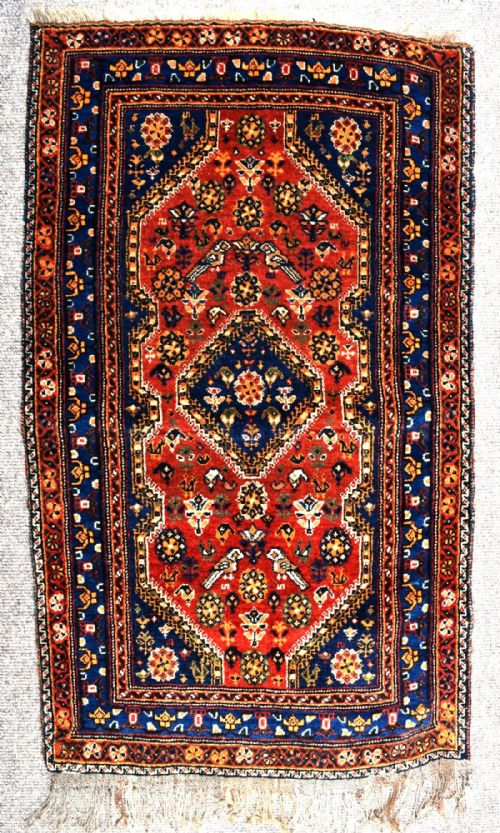 old persian abedeh rug - CATEGORY: ANTIQUE RUGS - DATED 1910
