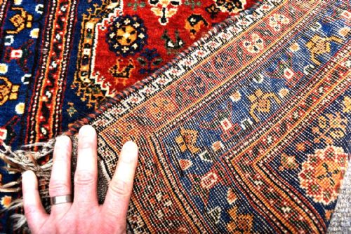 OLD PERSIAN ABEDEH RUG - ADDITIONAL PHOTO 2