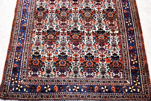 FINE OLD PERSIAN ABEDEH VILLAGE RUG - ADDITIONAL PHOTO 1