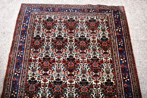 FINE OLD PERSIAN ABEDEH VILLAGE RUG - ADDITIONAL PHOTO 3