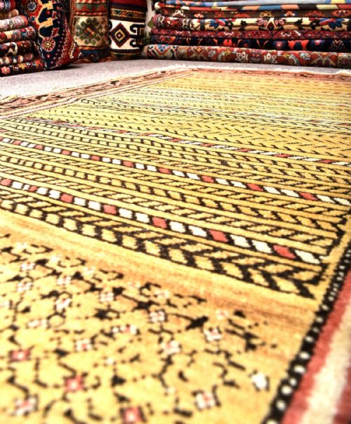 OLD UNIQUE PERSIAN MALYOR RUG - ADDITIONAL PHOTO 2