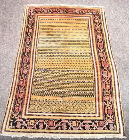 OLD UNIQUE PERSIAN MALYOR RUG - ADDITIONAL PHOTO 3