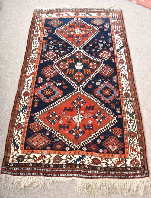 fine old persian luri rug - CATEGORY: ANTIQUE RUGS - DATED 1920