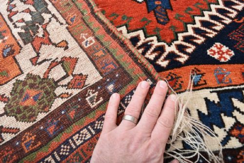 FINE OLD PERSIAN LURI RUG - ADDITIONAL PHOTO 4