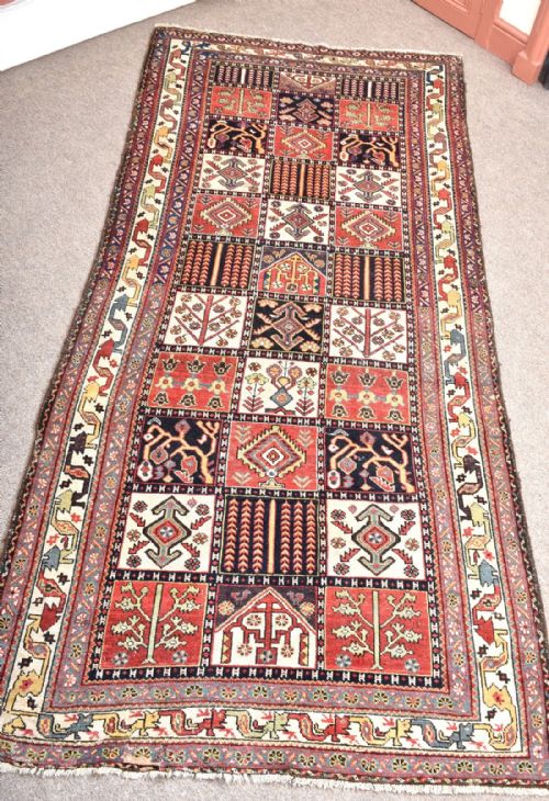ANTIQUE PERSIAN BAKTIARI KELLEHCARPET - ADDITIONAL PHOTO 3