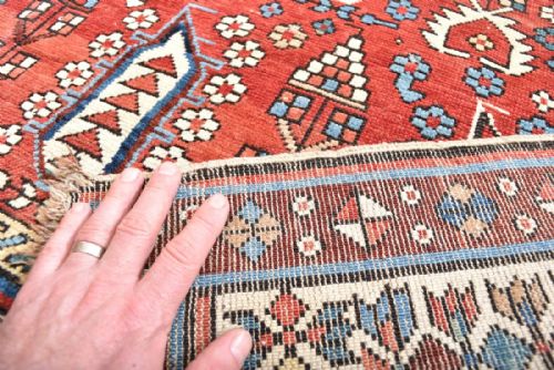 ANTIQUE CAUCASIAN SHIRVAN KELLEH - ADDITIONAL PHOTO 1