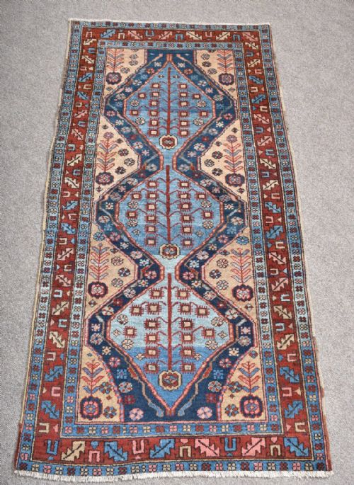 antique north west persian heriz rug - CATEGORY: ANTIQUE RUGS - DATED 1900