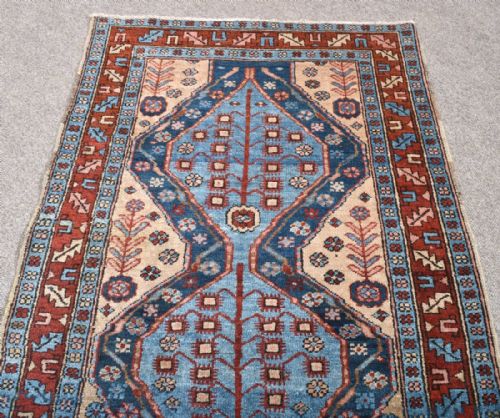 ANTIQUE NORTH WEST PERSIAN HERIZ RUG - ADDITIONAL PHOTO 3
