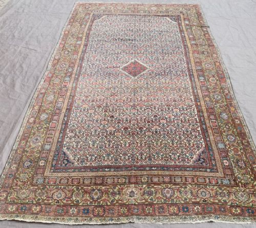 antique ferahan kelleh carpet - CATEGORY: ANTIQUE RUGS - DATED 1870