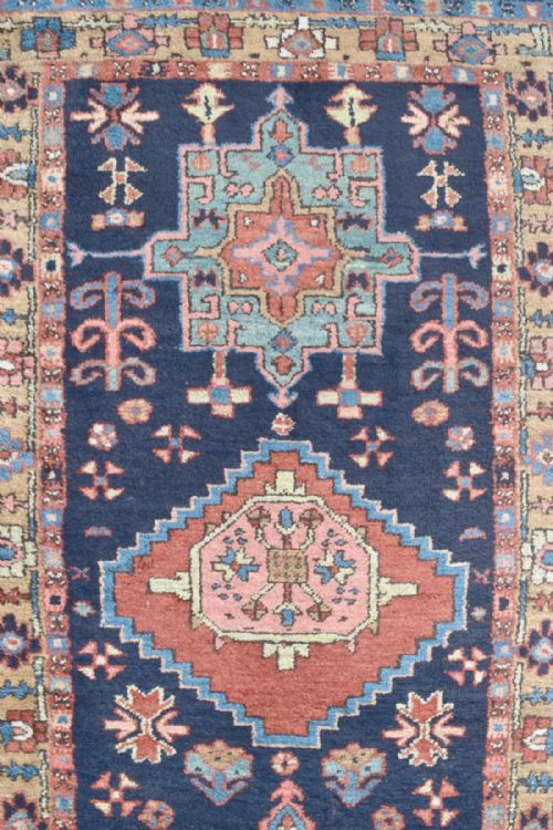ANTIQUE PERSIAN HERIZ CARPETRUNNER - ADDITIONAL PHOTO 1