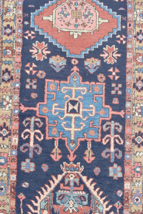 ANTIQUE PERSIAN HERIZ CARPETRUNNER - ADDITIONAL PHOTO 2