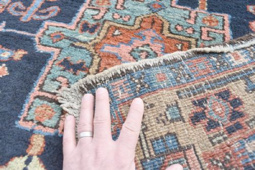 ANTIQUE PERSIAN HERIZ CARPETRUNNER - ADDITIONAL PHOTO 5