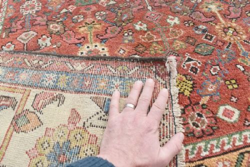 ANTIQUE PERSIAN MAHAL CARPET - ADDITIONAL PHOTO 3