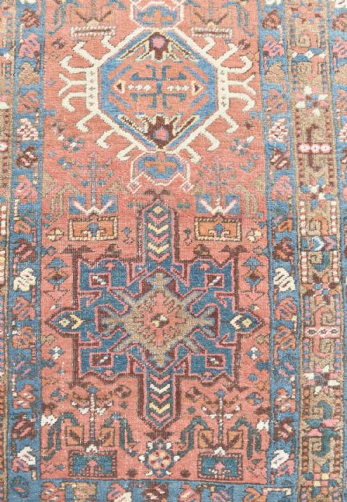 ANTIQUE PERSIAN HERIZ RUGRUNNER - ADDITIONAL PHOTO 1