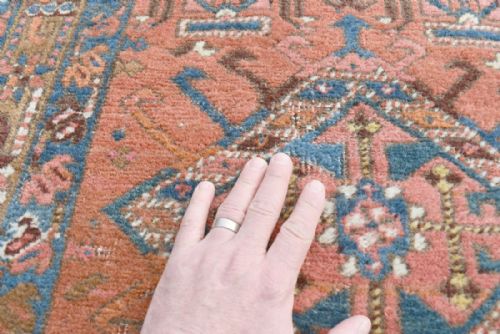 ANTIQUE PERSIAN HERIZ RUGRUNNER - ADDITIONAL PHOTO 3