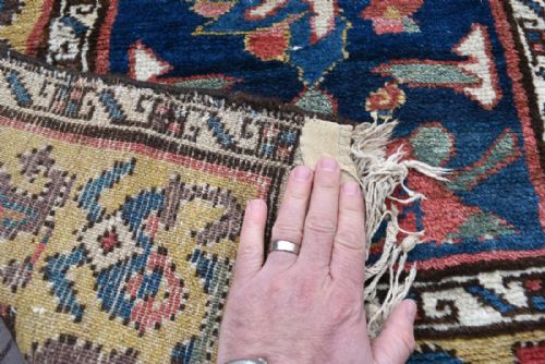 ANTIQUE KURDISH NARROW RUNNERRUG - ADDITIONAL PHOTO 5