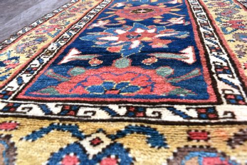 ANTIQUE KURDISH NARROW RUNNERRUG - ADDITIONAL PHOTO 6