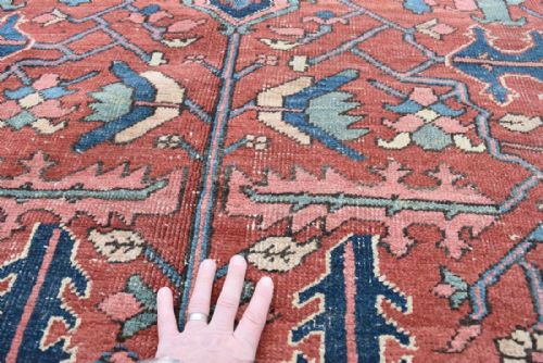 ANTIQUE HERIZ CARPET - ADDITIONAL PHOTO 3