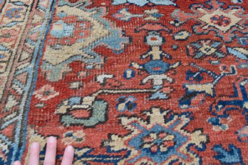 ANTIQUE GORRAVAN CARPET - ADDITIONAL PHOTO 4