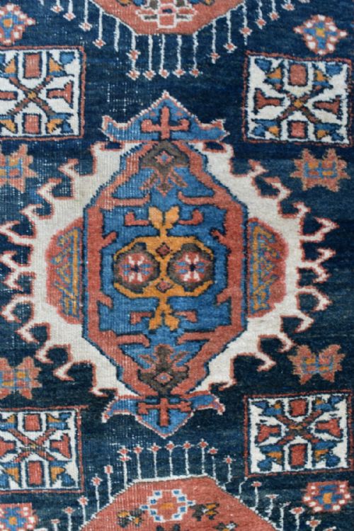 narrow heriz runner - CATEGORY: ANTIQUE RUGS - DATED 1910