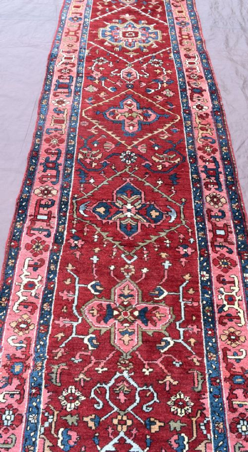 ANTIQUE HERIZ RUNNERRUG - ADDITIONAL PHOTO 3
