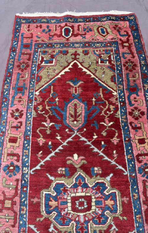 ANTIQUE HERIZ RUNNERRUG - ADDITIONAL PHOTO 4