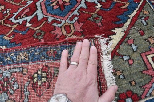 ANTIQUE HERIZ RUNNERRUG - ADDITIONAL PHOTO 5